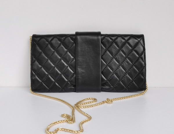 Fake Chanel Mademoiselle Turnlock Clutch Bags 2253 Black On Sale